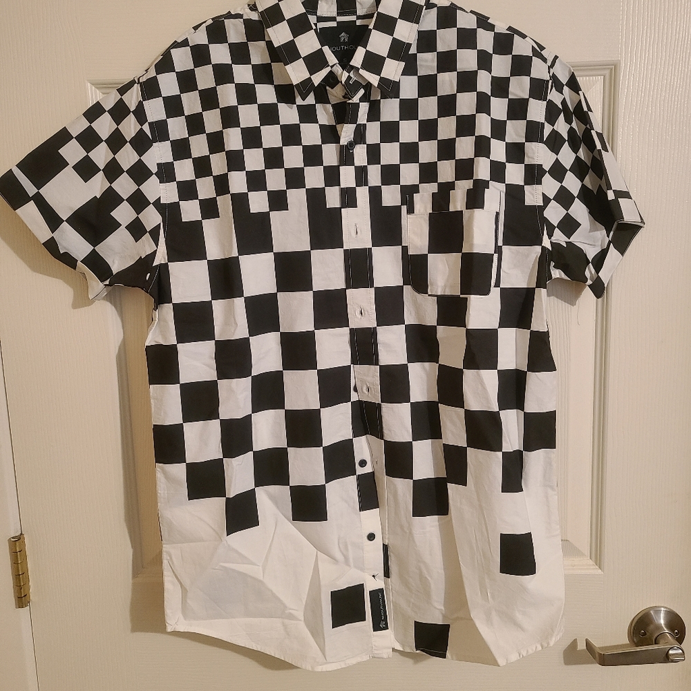Shouthouse Men's Checkered Button up Shirt